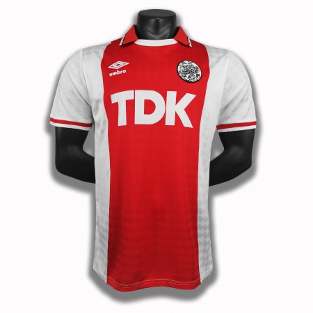 Billiga Fotbollströjor AFC Ajax Retro Hemma tröja 1990 Kortärmad